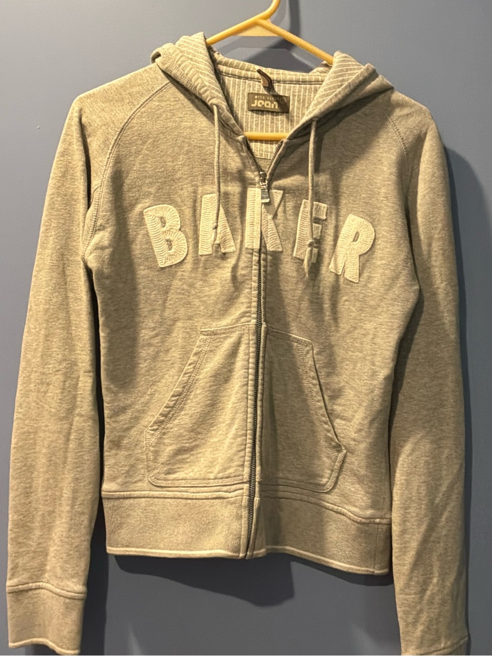 Ted Baker Light Gray Zip-Up Hoodie